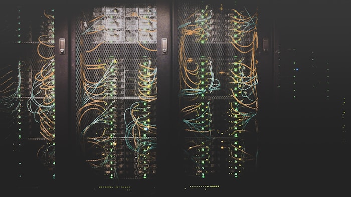 Server room IT infrastructure